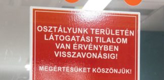 Részleges látogatási tilalom!