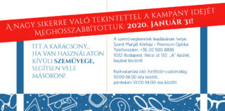 Meghosszabbítottuk a szemüvegkeret gyűjtő kampányunkat!