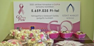 A GoPink kampány részeként pénzadományt kapott a Sebészeti Osztály