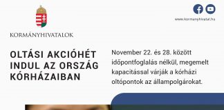 Oltási akcióhéttel kapcsolatos lakossági tájékoztató