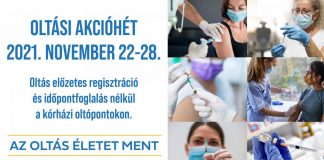 Oltási akcióhét a Szent Margit Kórházban