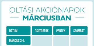 Márciusban is folytatódnak az oltási akciónapok