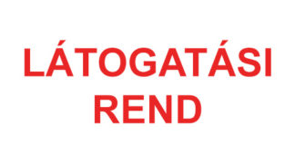 Változik a látogatási rend 2023. február 1-től!